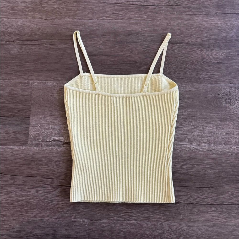 Babaton Contour Chamomile Yellow Sculpt Knit Cami Tank - Picture 5 of 5
